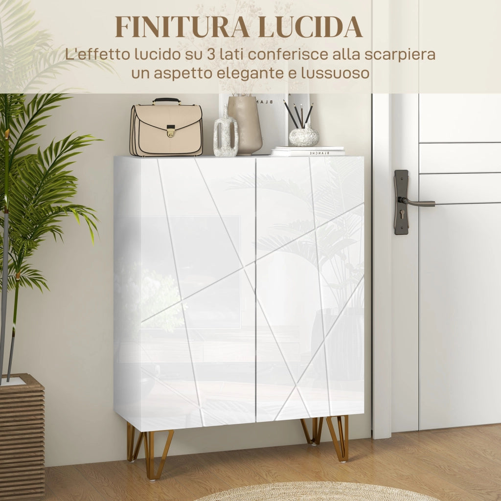 Scarpiera Moderna ¨C zephmum ¨C Bianco 72x31.5x95 cm