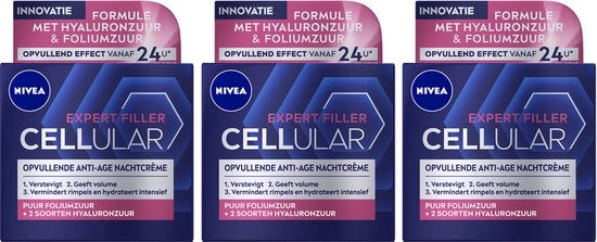 Creme Cellulare Rafforzante Notturna - 3 x 50 ml - Confezione Economica