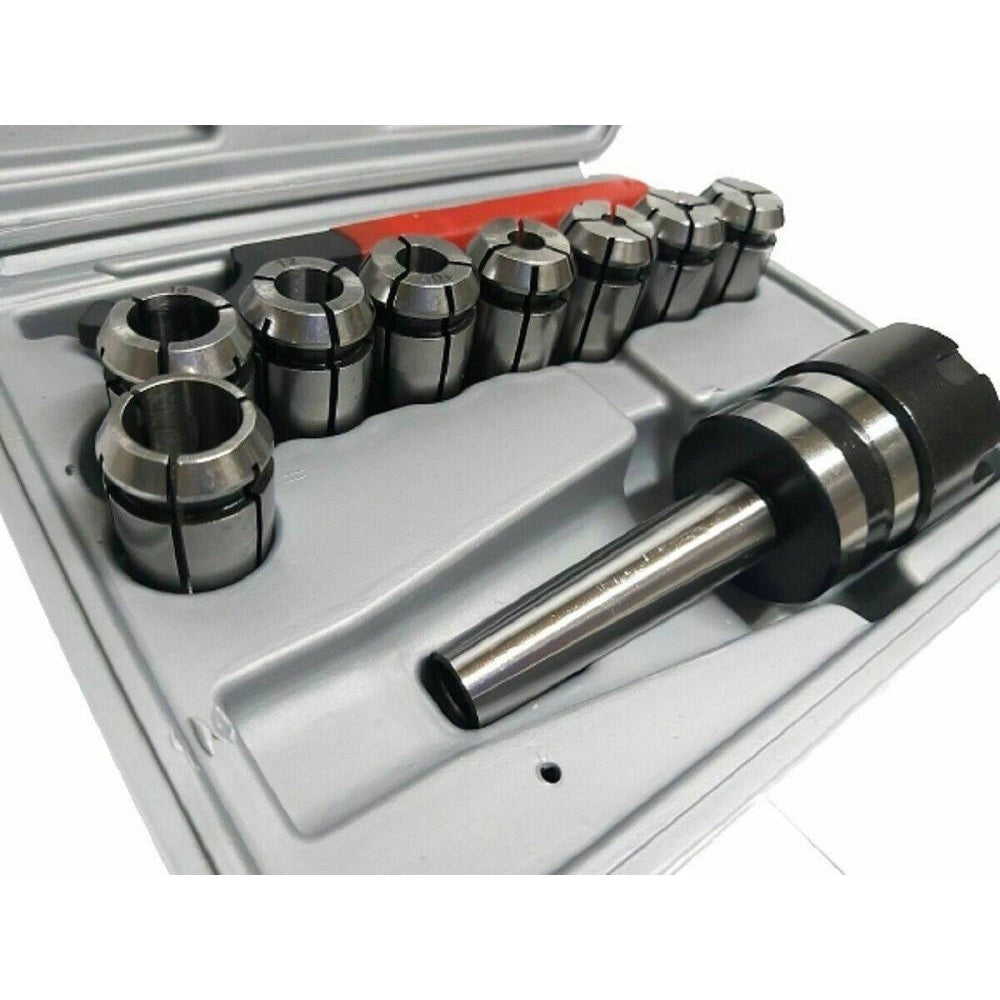 Trade Shop - Mandrino Portapinze Tornio Fresatrice Cm4 Con 8 Porta Pinze M10 Mt4 -