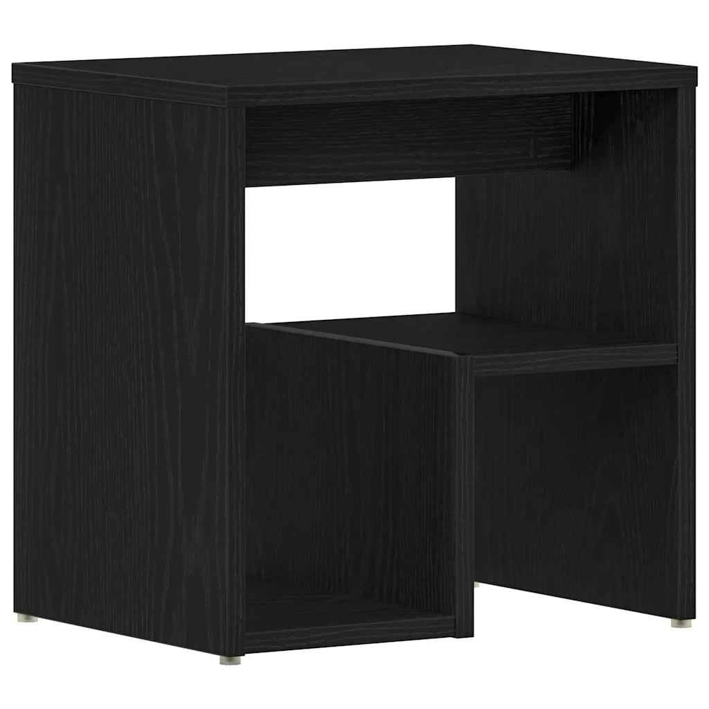 Armadio da Notte Rovere Nero 40 x 30 x 40 cm 862615