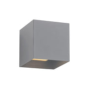 KADO Applique da parete per esterni biemissione colore Grigio, attacco E27, grado di protezione IP65, design moderno in alluminio - Rossini Group
