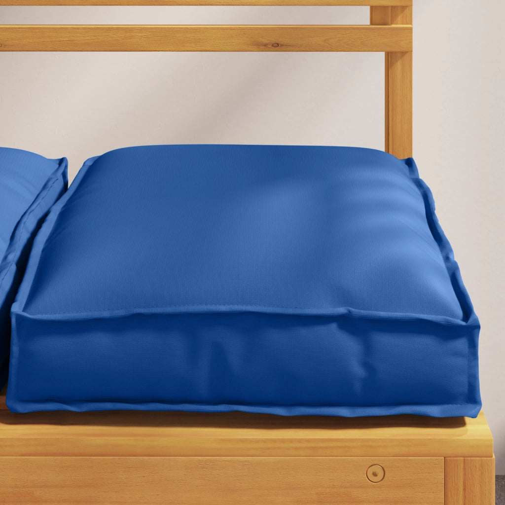Cuscini da pallet per seduta 4 pcs Blu reale 40x40x8 cm Tessuto Oxford