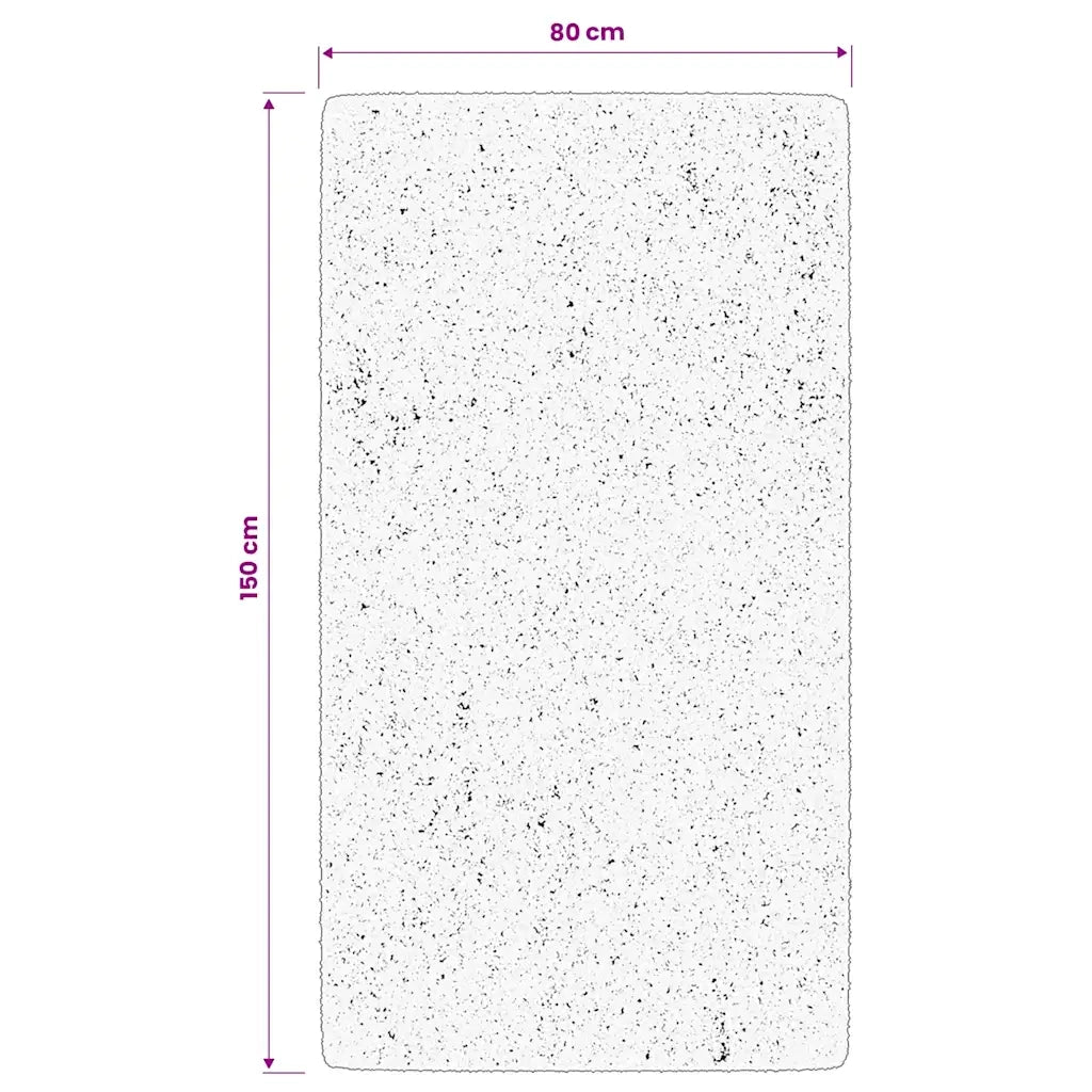 vidaXL Tappeto IZA a Pelo Corto Aspetto Scandinavo antracite 80x150 cm