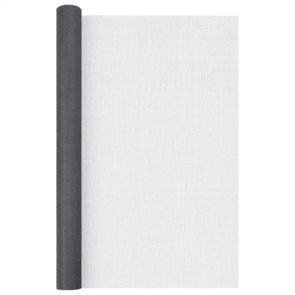 Zanzariera in Fibra di Vetro 80x1000 cm Grigia 150869