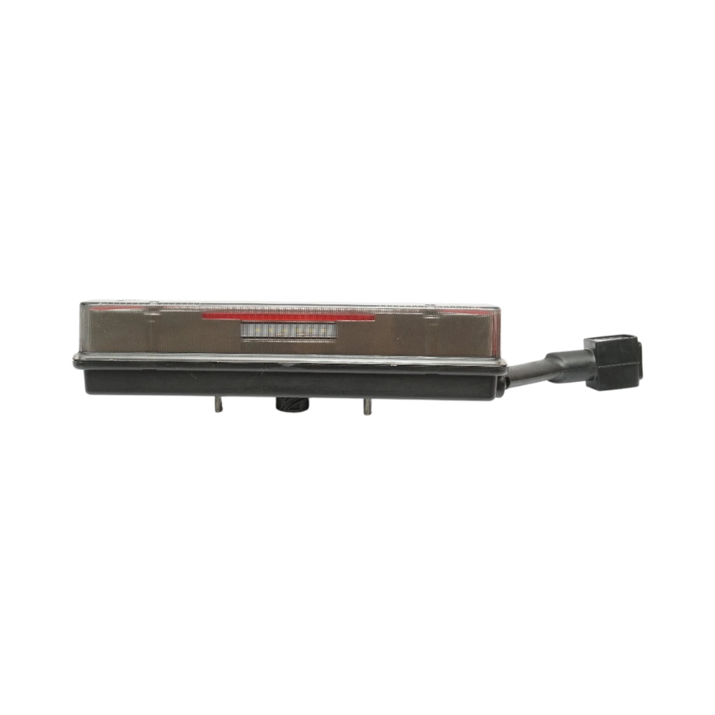 Luce freno posteriore destra LED rimorchio 24V, 7 pin ASS2.1 con luci di posizione, illuminazione targa, allarme retromarcia 400x153x88mm