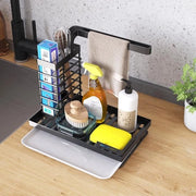Organizzatore per la Spazzatura della Vasca da Bagno - Acciaio Inossidabile con Lavello Rimovibile