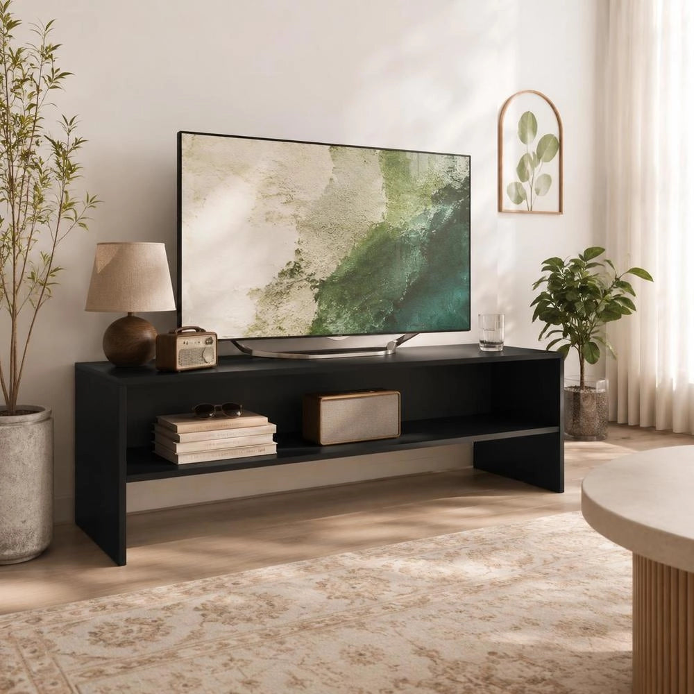TV Cabinet Black 120x40x40 Cm Wood-based Material