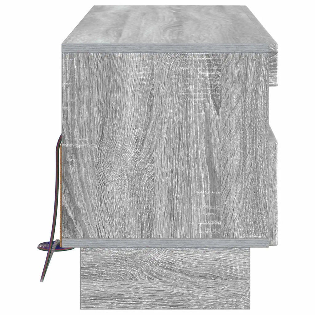 Mobile TV LED Sonoma grigio Legno ingegnerizzato 896111