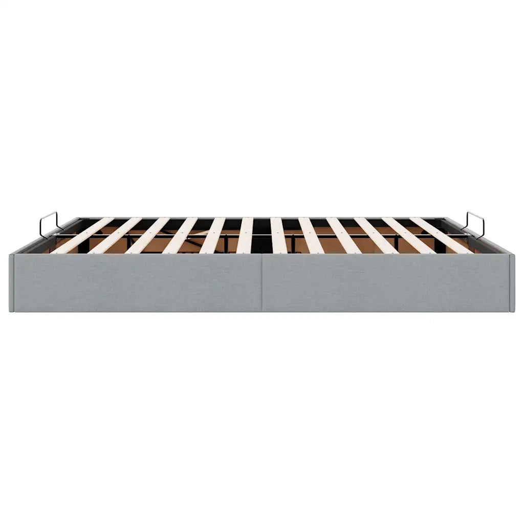 Struttura Letto Pouf senza Materasso-Giroletto con contenitore 180x200 cm in Tessuto 552285