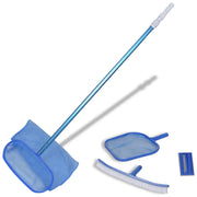 Set pulizia piscina spazzola 2 schiumatoi foglie 1 palo telescopico cod mxl 42797