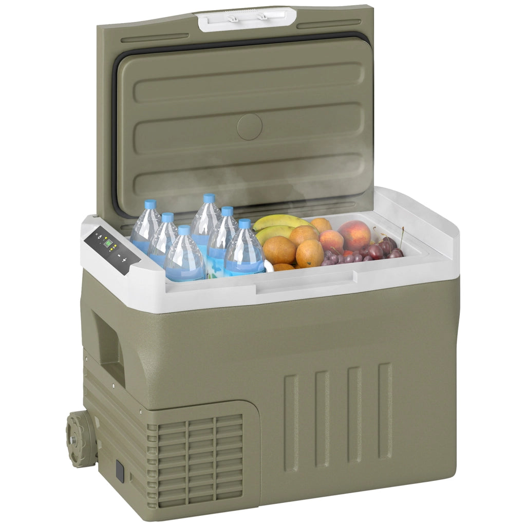 Frigorifero Portatile Elettrico 30L 12V/24V ¨C zephmum ¨C Verde 61x39x41,5 cm