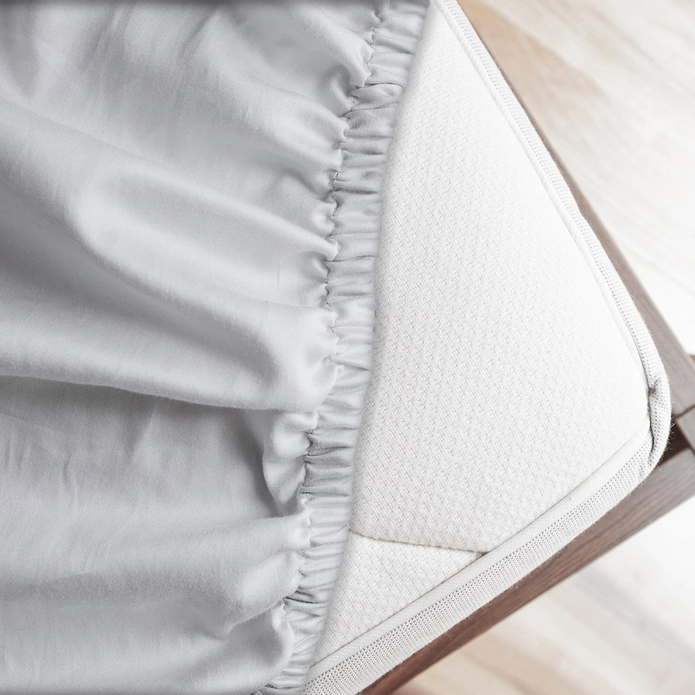 Lenzuolo letto sotto con angoli 100% puro cotone Made in Italy tinta unita Bianco - 1 Piazza maxi