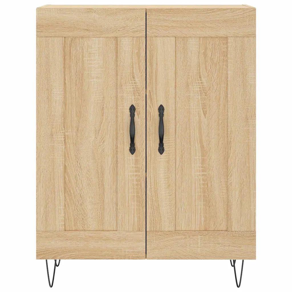 Credenza-Buffet-Armadio da cucina Rovere Sonoma 69,5x34x90 cm in Legno Multistrato 442293