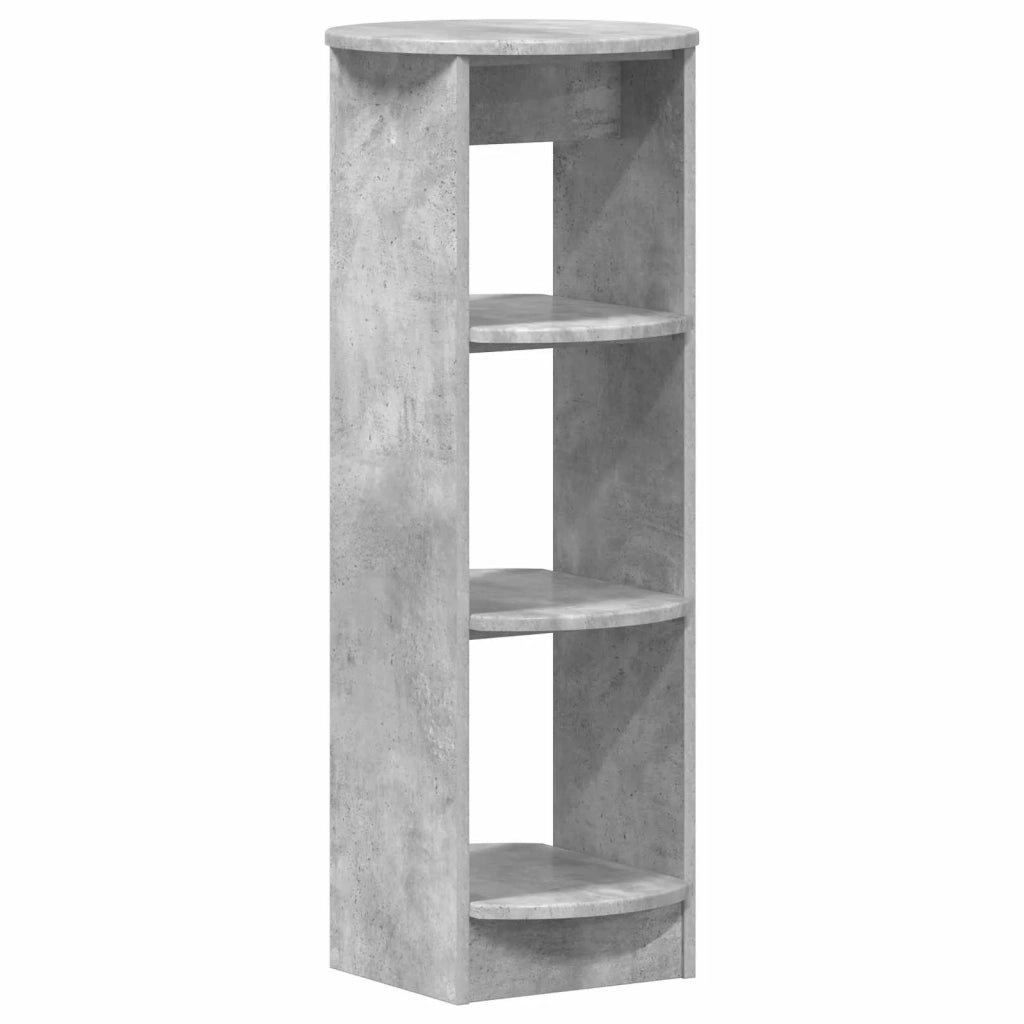 Mobile laterale Grigio Cemento 40 x 40 x 100 cm