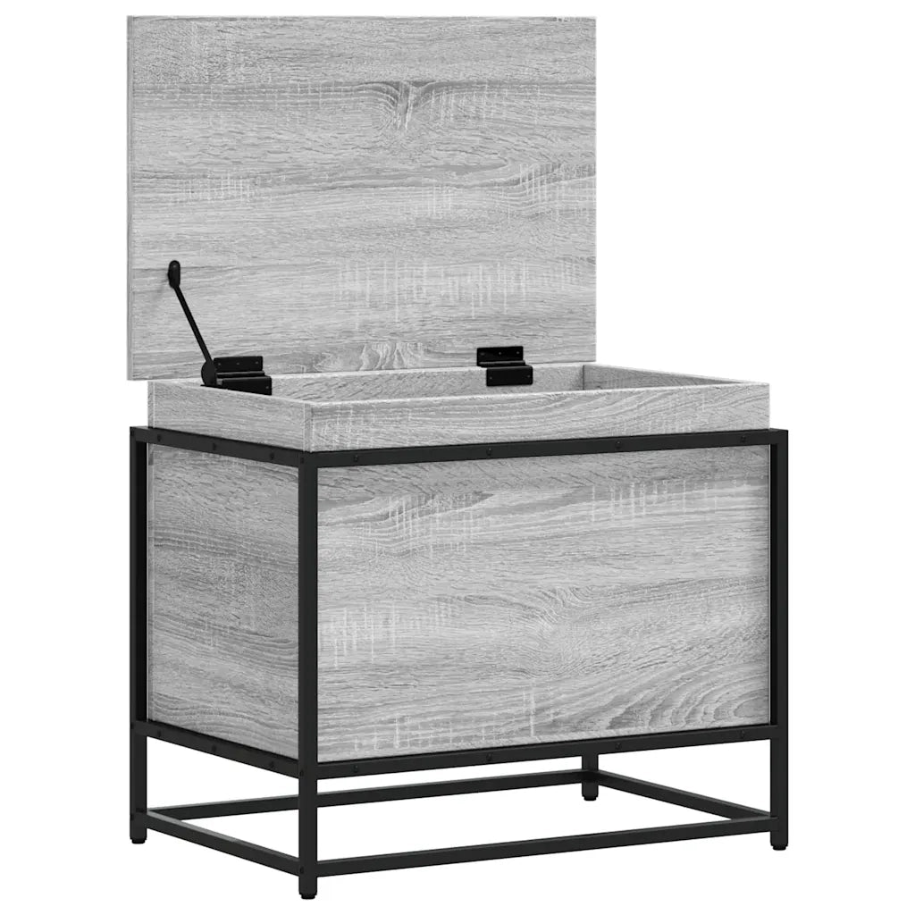 Contenitore con Coperchio Grigio Sonoma 60x40x51,5cm Truciolato CFW9843299
