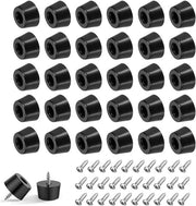 Fili di gomma per mobili - Antiscivolo - Rondi - Resistenti all'umidità - Regolabili - 30 pezzi - Sedute - Pannelli di taglio - Gambe da tavolo