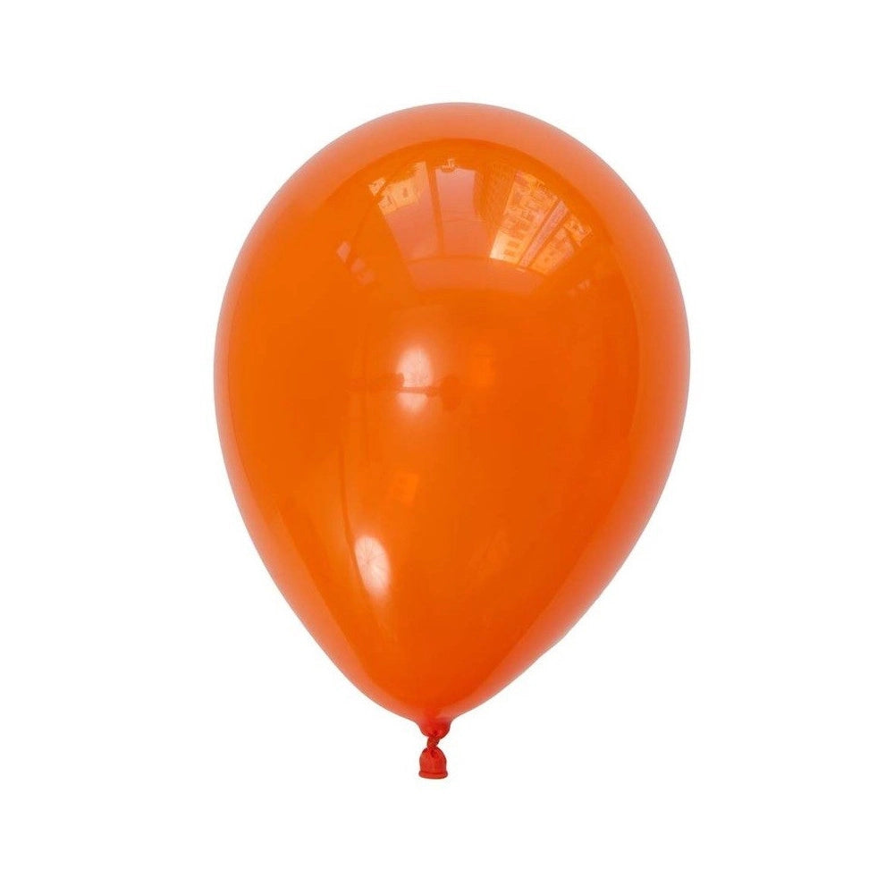 Trade Shop - Set 100 Pezzi Palloncini Colore Arancione Feste Compleanni Party Bambini -