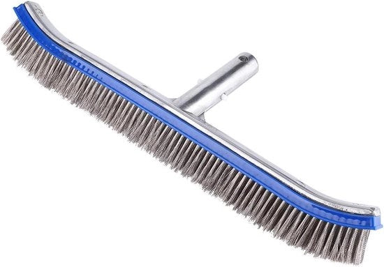 Borsetta per piscina 18 pollici - set di pulizia per pavimento di piscina in alluminio e acciaio inossidabile - strumento di pulizia per parete.