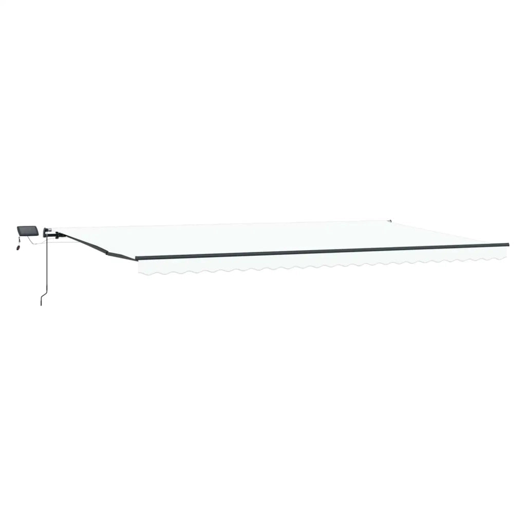 Tenda Retrattile Bianco 600 ×300 cm Tessuto 3331650