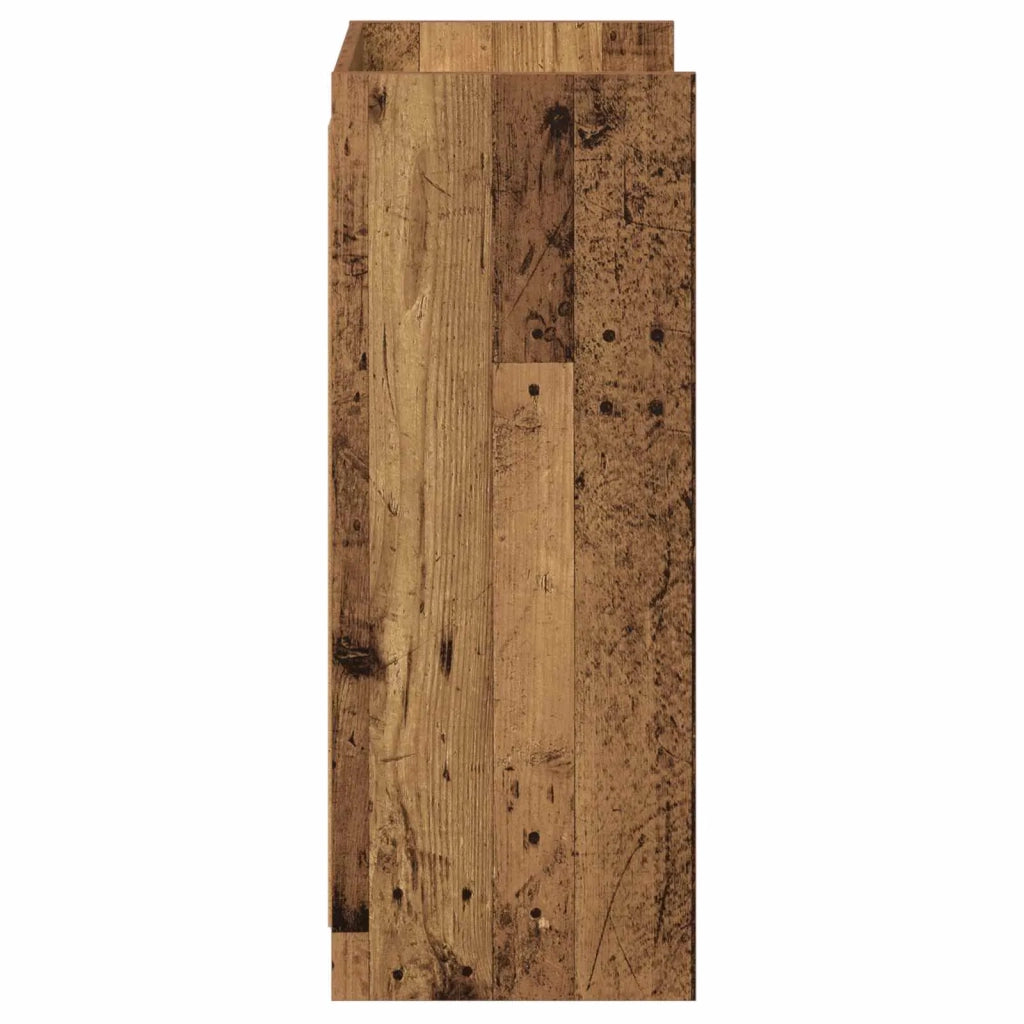 Mobile per scarpe con porta Legno antico 48 x 36 x 92 cm 8011337