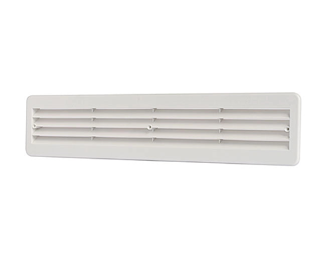 GRIGLIE TELESCOPICHE IN MATERIALE TERMOPLASTICO BIANCA 480x98 MM   VECAM-CO S.P.A