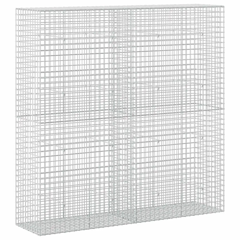 Gabione con filo da 5 mm e rete da 5x5 cm 200x50x200 cm 3464302