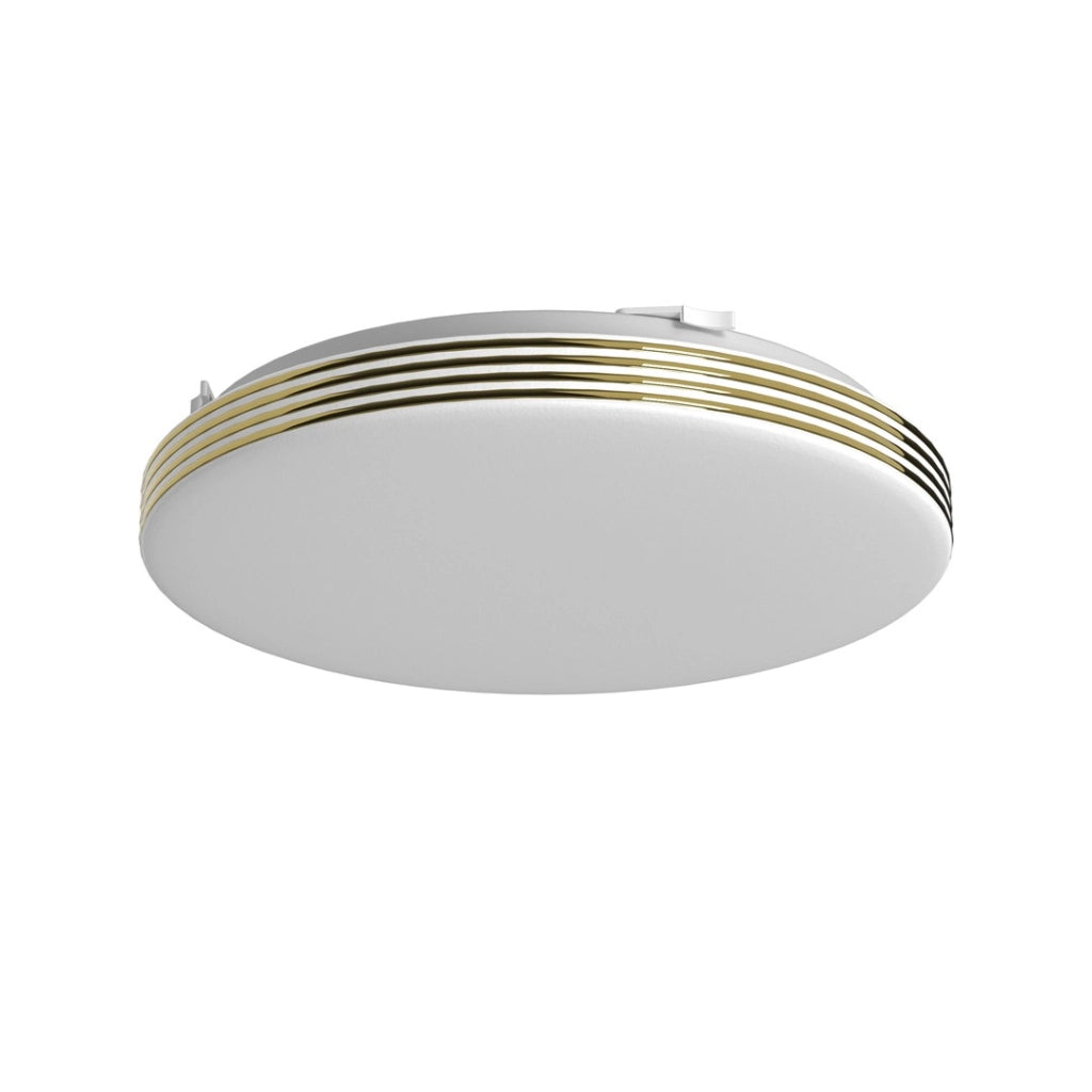 Plafoniera LED rotonda 26 cm 10W bianco oro Milagro