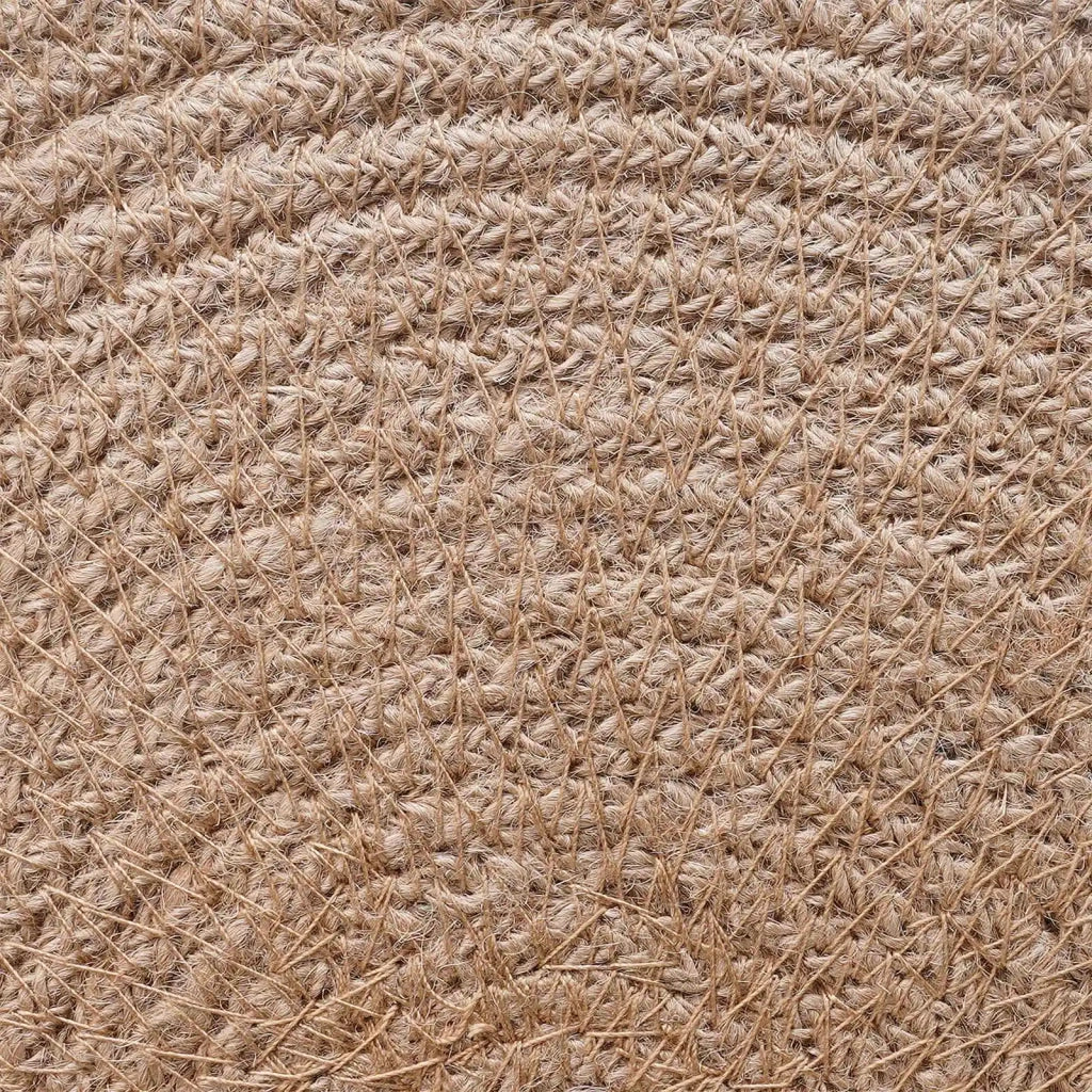 Sottobicchieri in juta 12 pcs Naturale e Bianco Ø 30 cm 42012319