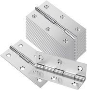 Serrature per porte in acciaio inossidabile 40 pezzi - dimensioni 66 x 38 mm - costruzione duratura - installazione semplice - progetto a 6 gomiti