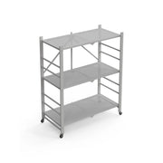 Cossato, Scaffali Ruote, 71x38x87h cm Grigio