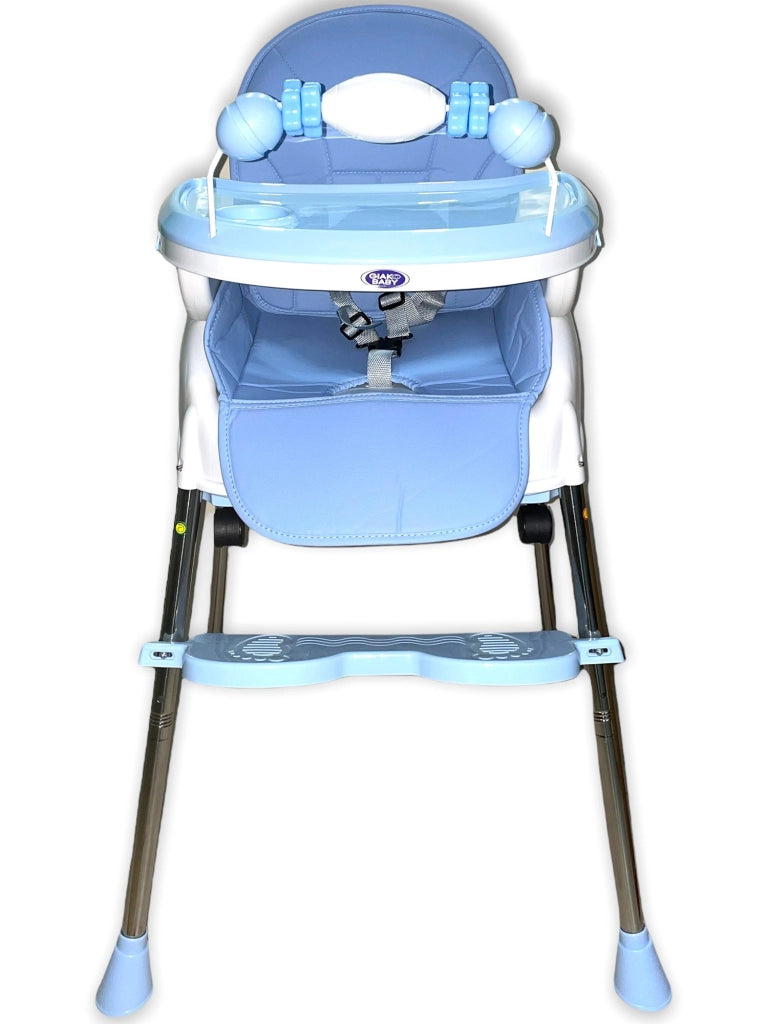 Seggiolone per Bambini 4 in 1 Pappa e Gioco Blu