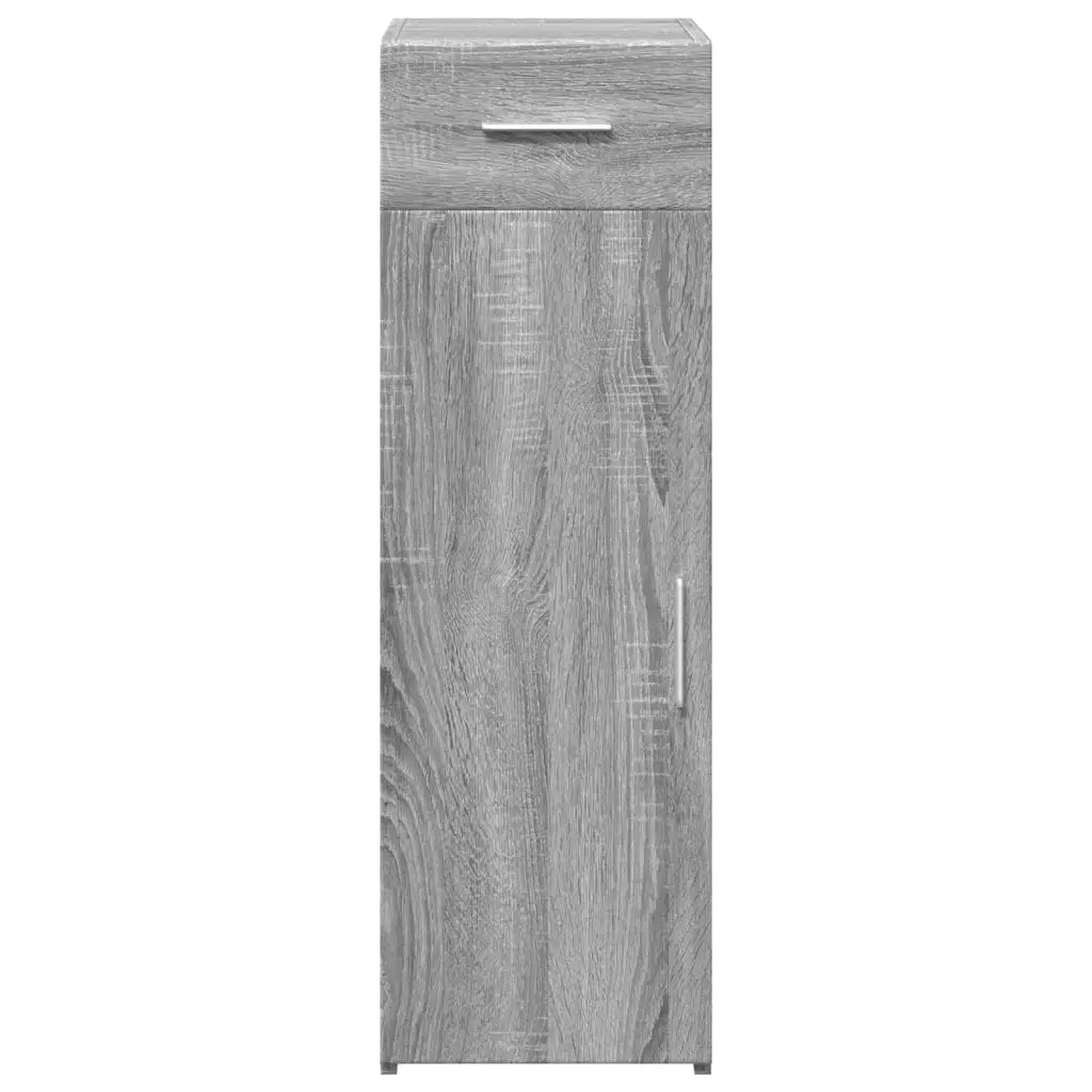 Credenza Grigio Sonoma 30x42,5x93 cm in Legno Multistrato 846276