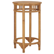 Tavolino da Bar Ã˜ 60 cm in Legno Massello di Teak