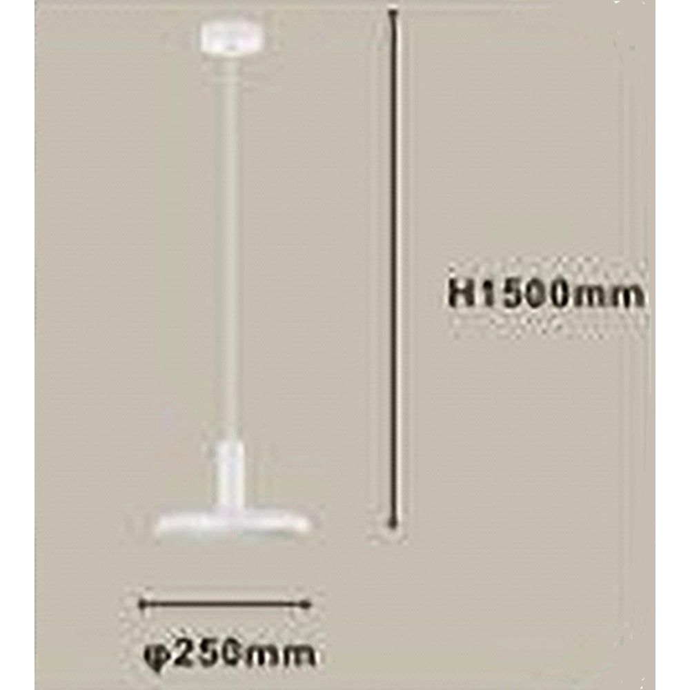Trade Shop - Lampadario A Sospensione Design Moderno Con Paralume In Ferro Bianco E27 Ip20 33740 -