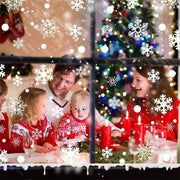 Sticker per finestra a forma di fiocco di neve per decorazione di Natale