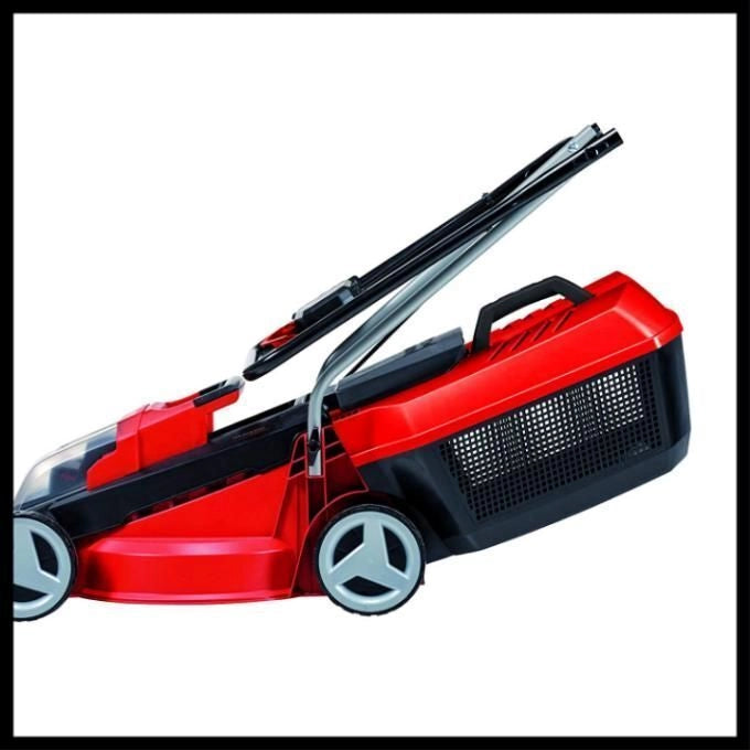 Einhell GE-CM 18/30 Li (1x3,0Ah) Tagliaerba a spinta Batteria Nero, Rosso
