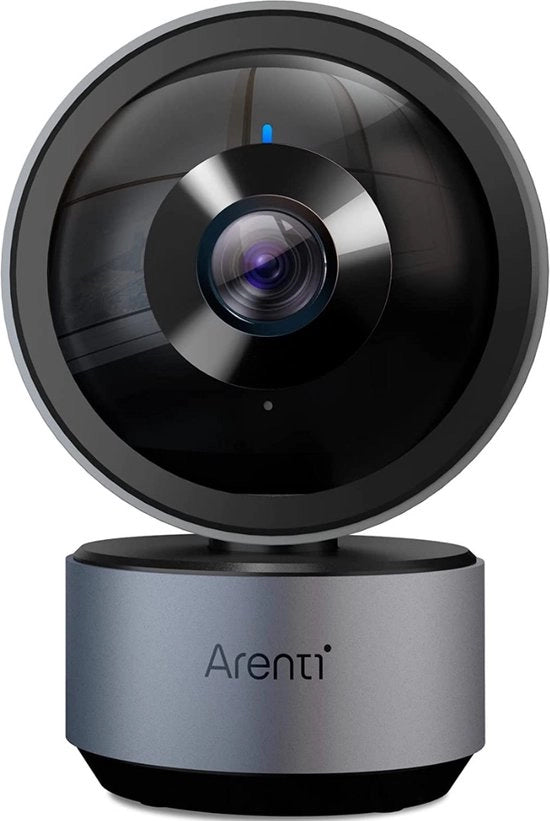 Babybewaking - Camera di Sorveglianza per Bambini con Caso Metallico per Interno con Audio - 5/2.4G WiFi-Camera per Cani/Cani da Caccia/360° Sicurezza, Rilevamento AI/Visione Notturna, Microfoni a Due Vie