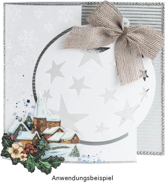 Striscia decorativa in juta autofibra - ideale per decorare regali per Natale, compleanno, matrimonio (82 x 72 cm, taupe, 4 pezzi)