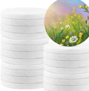 Pietre decorative 20 pezzi - Pietre naturali bianche - Pietre per decorare - Per dipingere - Superficie liscia - Dimensioni 63 x 8 mm - Pietre per dipingere