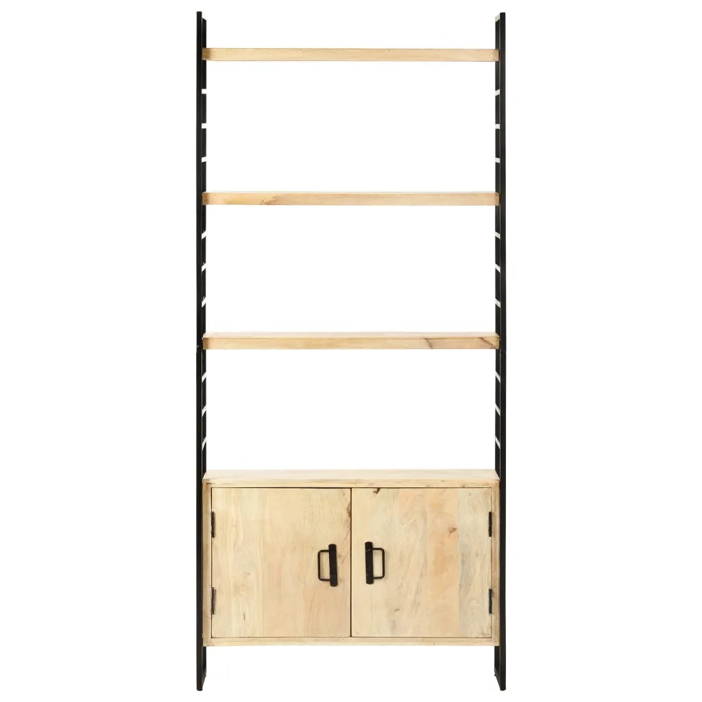 Libreria a 4 Livelli 80x30x180 cm in Legno Massello di Mango 284421