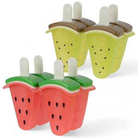 Set di forme per gelato riciclabili - 2 stili - 8 forme - materiale BPA-free - adatto per alimenti - forme per gelato