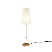 Maytoni Lampada da scrivania contemporanea Zaragoza 1 luce E14 ottone metallo diffusore PVC