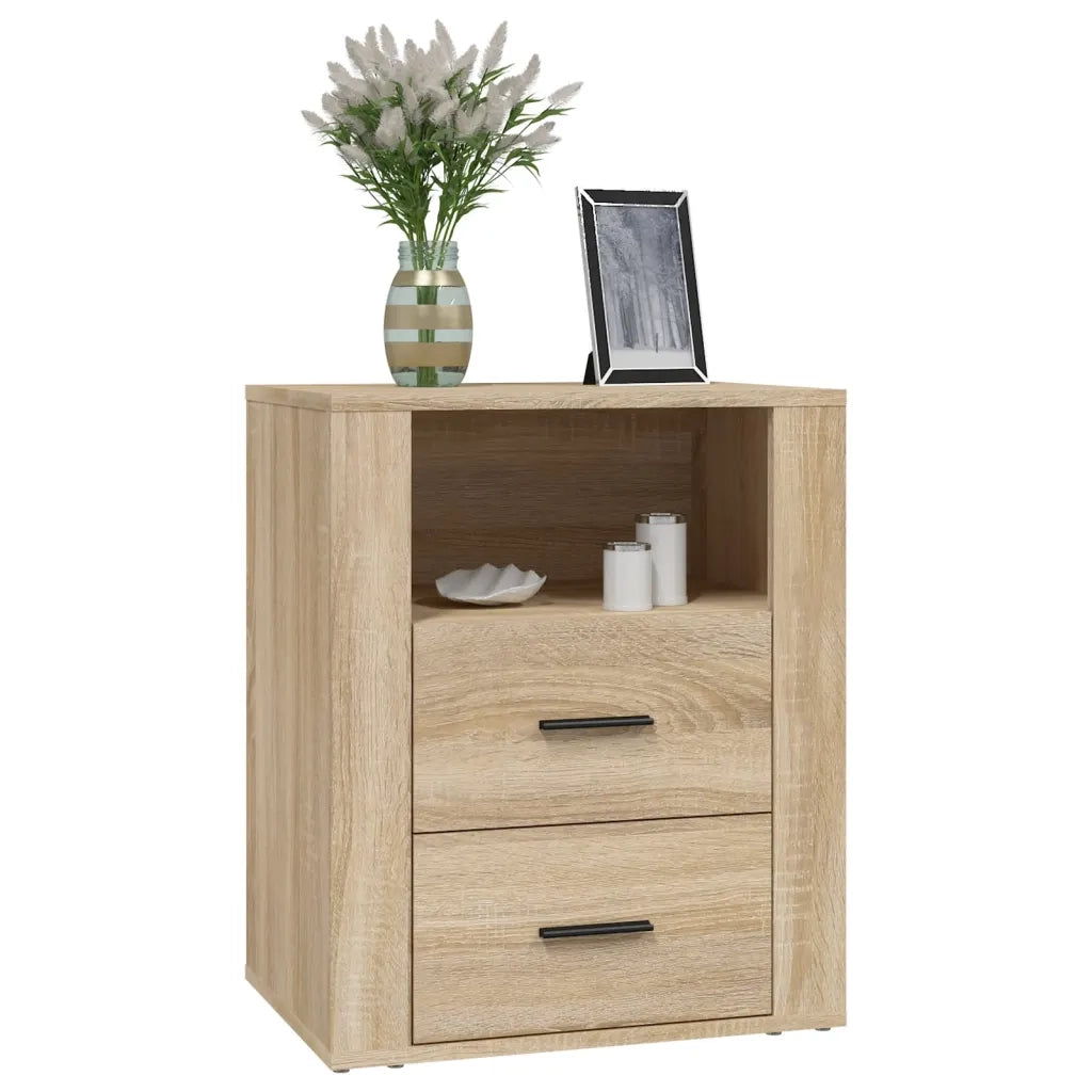 Comodino Rovere Sonoma 50x36x60 cm in Legno Multistrato cod mxl 30623