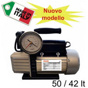 Pompa del Vuoto con Vuotometro 50 42 lt. Bistadio VALVOLA R134 R407 R410 R22 R32 - UNIVERSALE