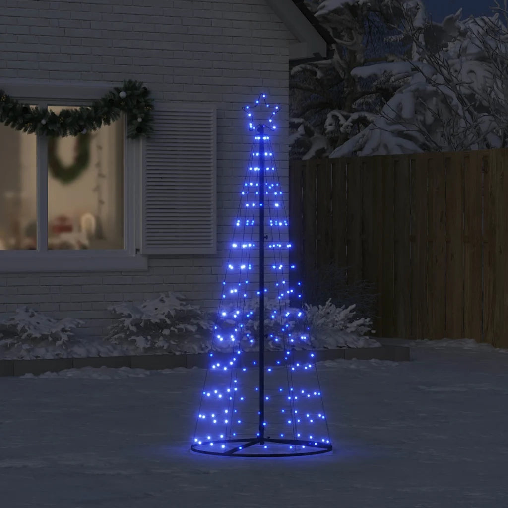 Albero di Natale a LED-Luci decorative natalizie 200 LED Blu 182 cm