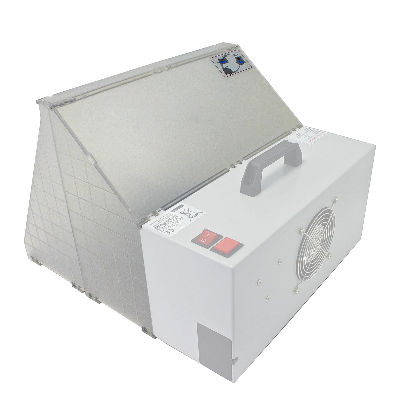 Componenti dell’alloggiamento per impianto di aspirazione della nebbia di vernice per aerografi