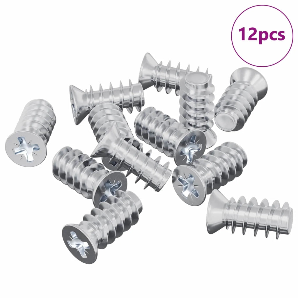 Vite 12 pz Argento M6 x 12 mm Ferro CFW1474972