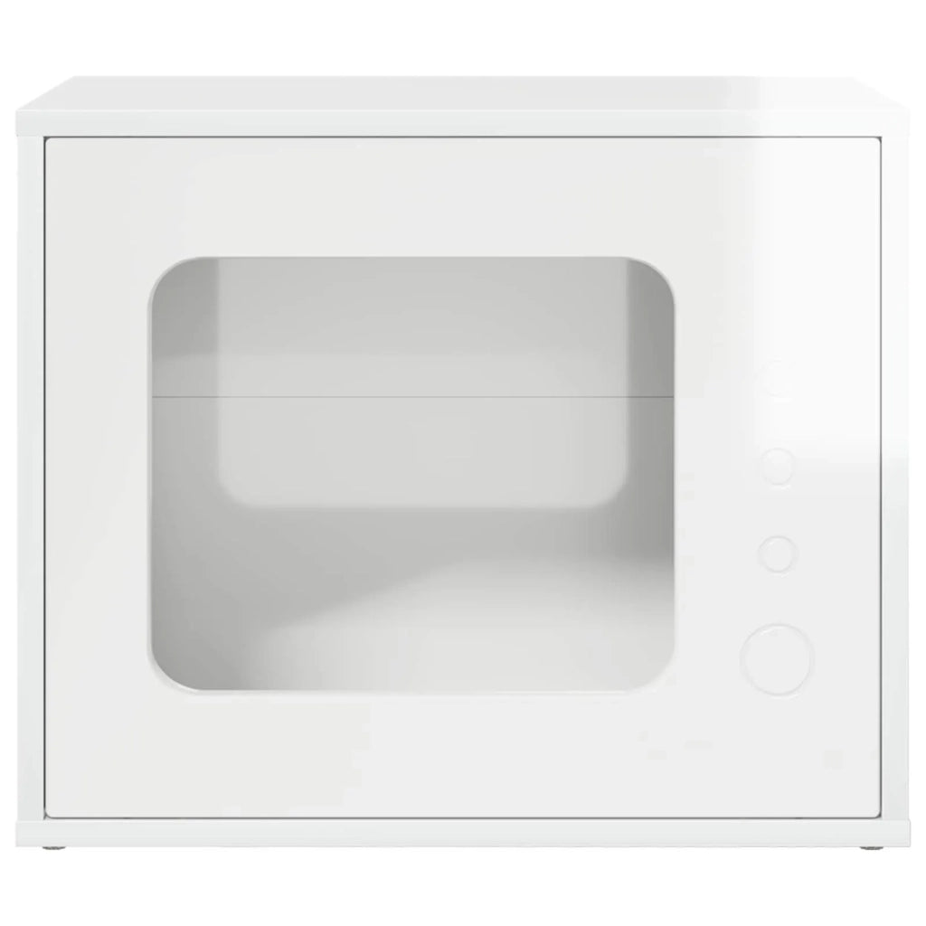 Casa per Gatti Bianco Lucido 51 x 30 x 42,5 cm CFW5498363