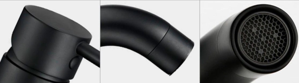 Rubinetto Da Lavabo Rea Lungo Black Low