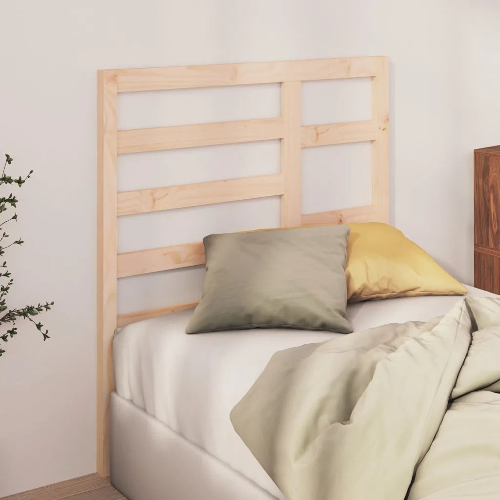 Testiera per Letto-Testata-Testiera Decorativa 81x4x104 cm in Legno Massello di Pino 418938